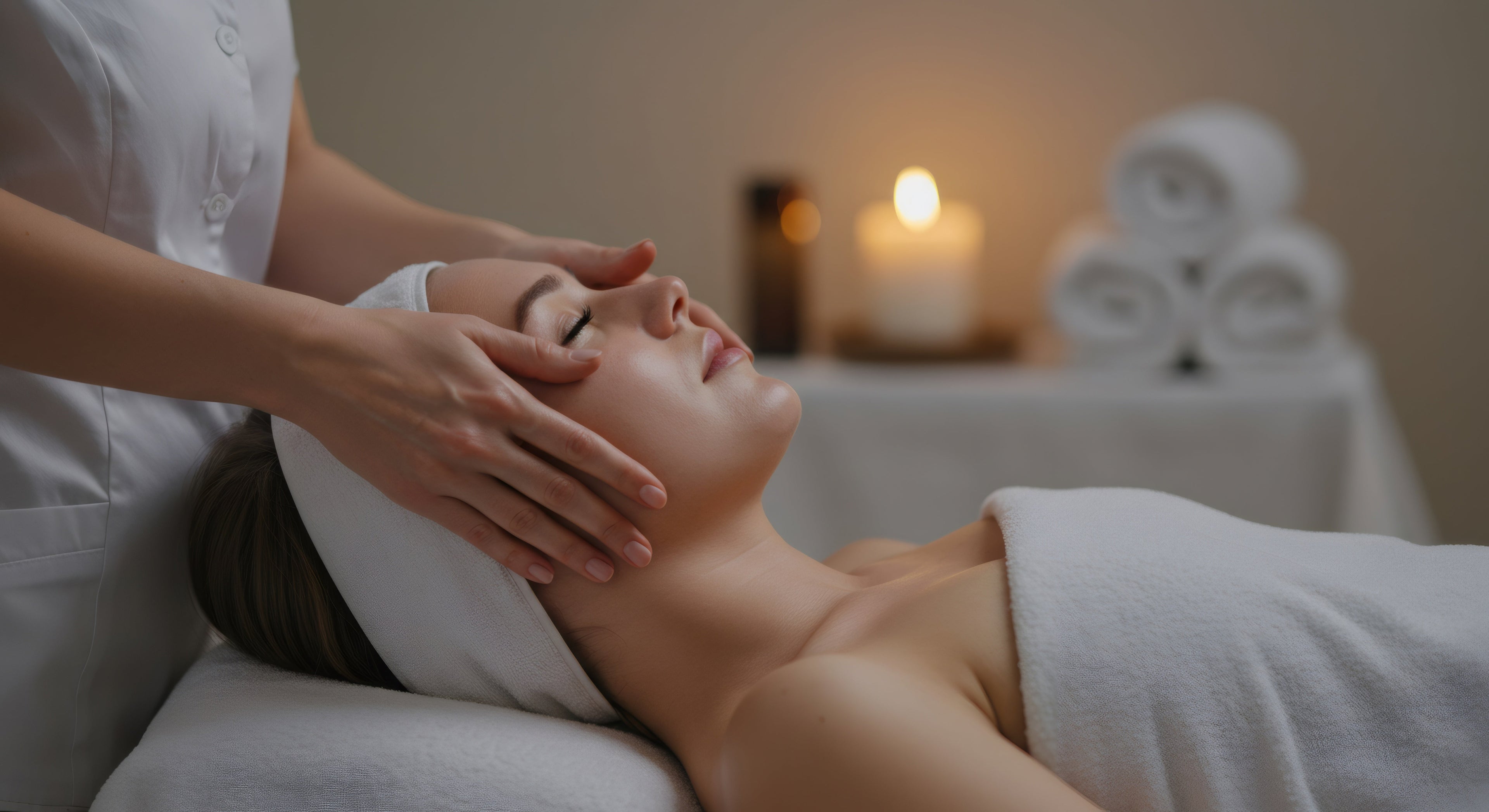 Licensed esthetician performing a professional monthly facial treatment at Boca Skin & Lash in Boca Raton Florida