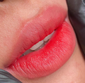 Permanent makeup artist performing a touch-up service to refresh brows and enhance long-lasting results in Boca Raton